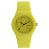 Fastrack, Women's  Watch Analog, Yellow Dial Yellow Silicone Strap , 9915PP58
